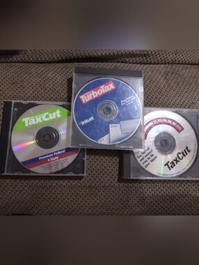Collectable Vtg Tax Prep Lot of 3- TurboTax 97, TaxCut 99, TaxCut 07
